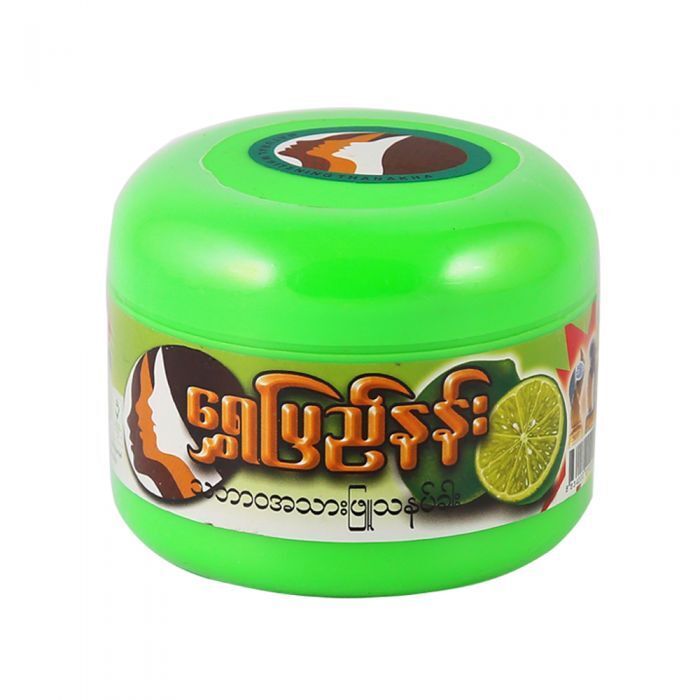 Shwe Pyi Nan Lime Thanatkha Paste ရွှေပြည်နန်း သံပုရာသနပ်ခါး ဗူး အသေး