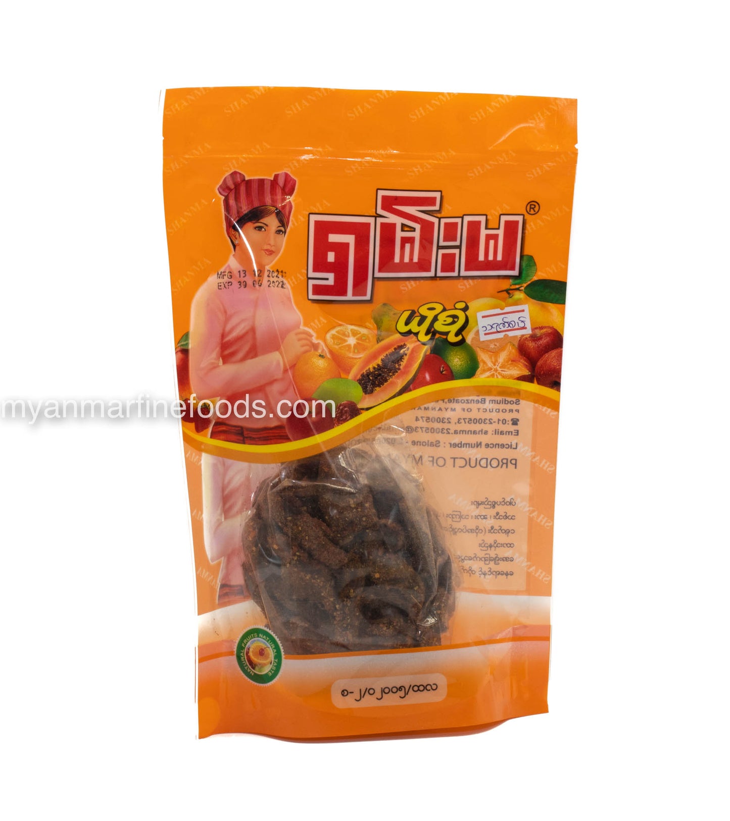 Shan Ma Mango (Spicy) -- ရှမ်းမ သရက်အစပ်ယို (195)g