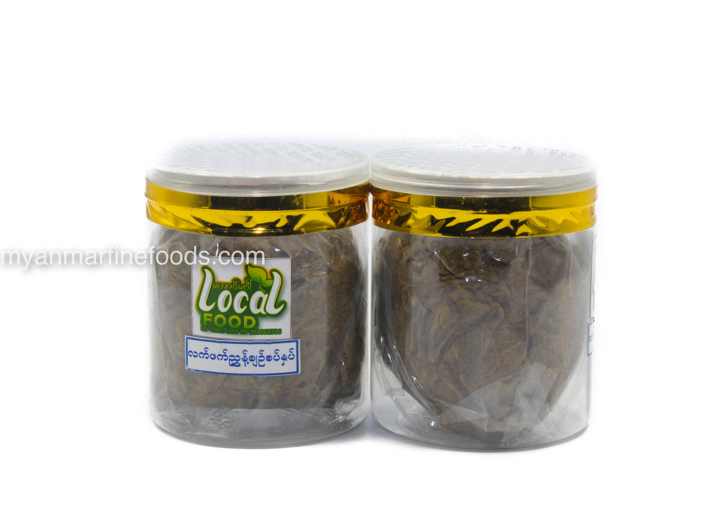 Taung Paw Localfood Pickled Tea Leaves Spicy-- တောင်ပေါ်ဒေသစာ လက်ဖက်ညွှန့်ချဥ်စပ် (360)g