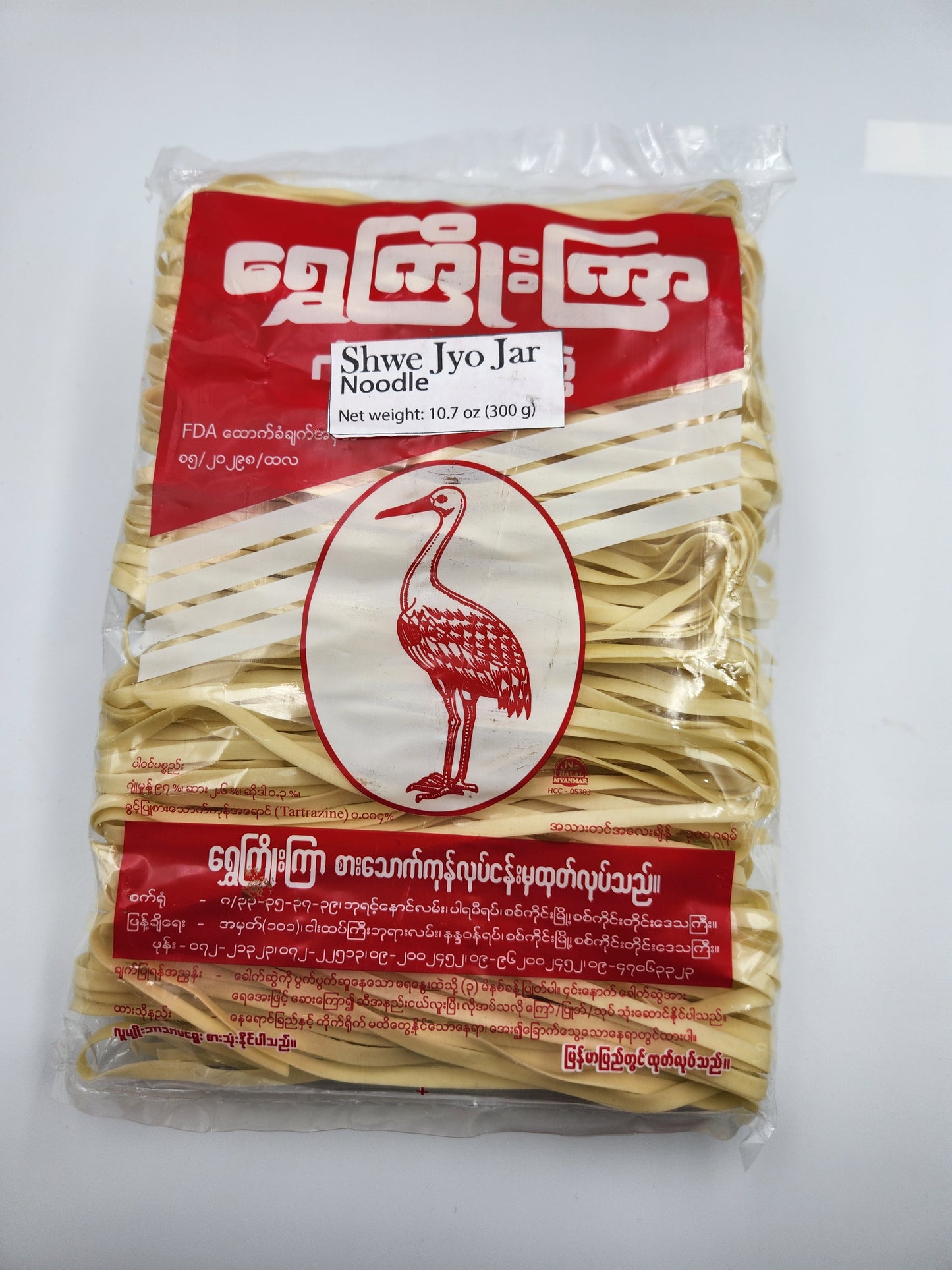 Shwe Jo Jar Noodle (Flat) ‌ရွှေကြိုးကြာ ခေါက်ဆွဲပြား